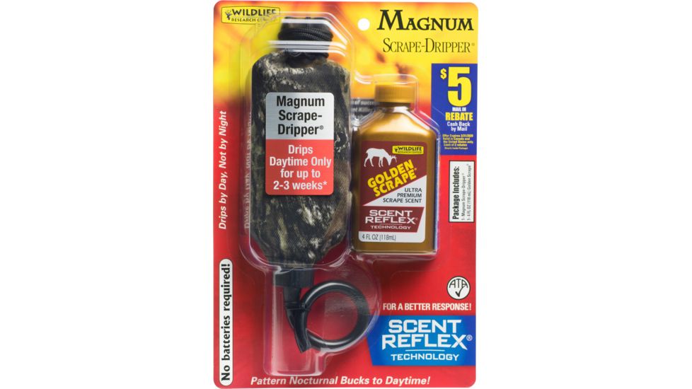 Wildlife Research Center Magnum Scrape-Dripper Combo with Golden Scrape 386