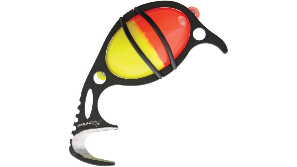 Wildsteer W Sea Hook Fixed Blade Knife, Stainless Steel, Standard Edge, Stainless Handle WSWSH31