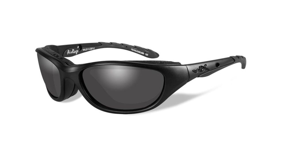 Wiley X Airrage Progressive Prescription Sunglasses, Black OPS-Matte Black Frame, 694FPR