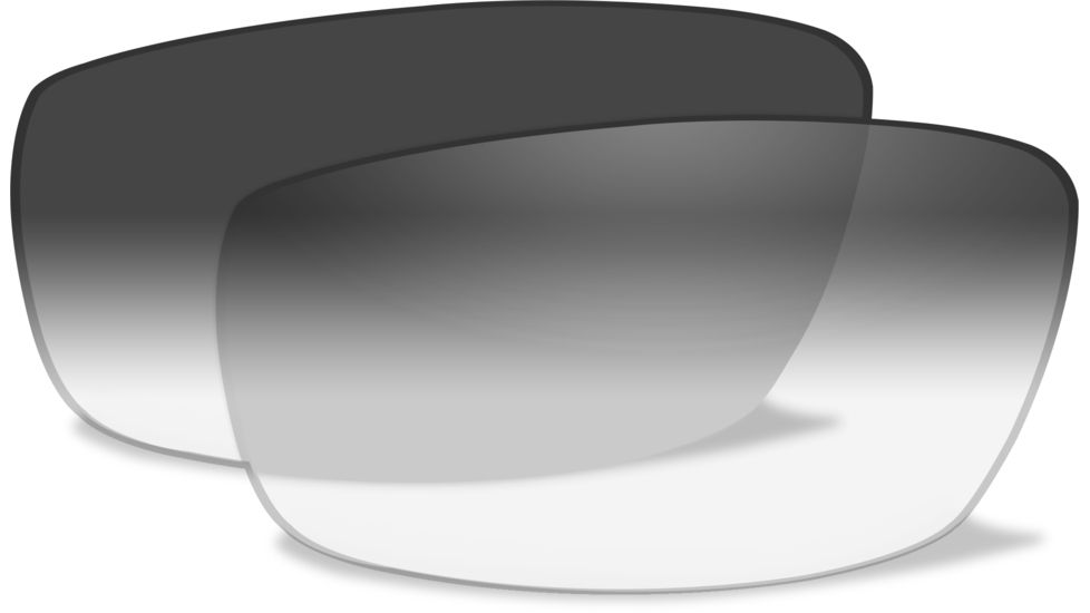 Wiley X Brick Replacement Parts - LA Light Adjusting Smoke Grey Lens Only, 856LA