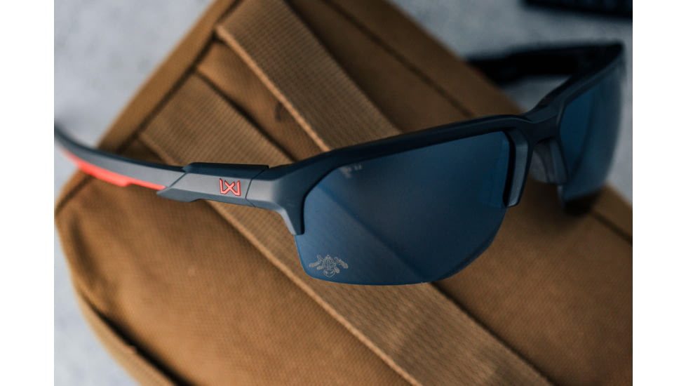 Wiley X Changeable Series Jakl Captivate Non-Pol Sunglasses, Matte Black, Black Mirror Lens, CHJKL15