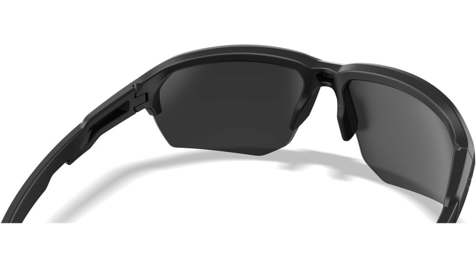 Wiley X Changeable Series Jakl Captivate Non-Pol Sunglasses, Matte Black Frame, Grey Clear Lens, CHJKL01
