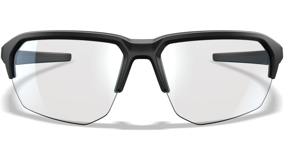 Wiley X Changeable Series Jakl Captivate Non-Pol Sunglasses, Matte Black Frame, Grey Clear Rust Lens, CHJKL08