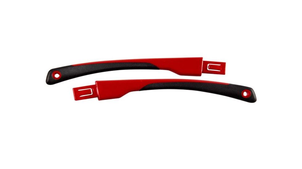 Wiley X Crush Sunglasses, Gloss Black/ Red Frame/ Clear, YFCRS01