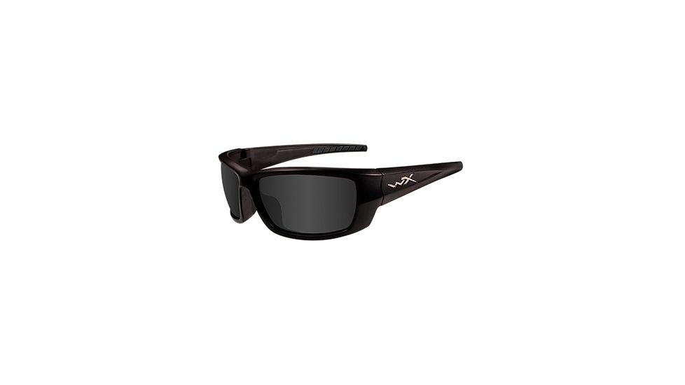 Wiley X Lantern Bifocal Prescription Sunglasses - Gloss Black Frame ACLAN01