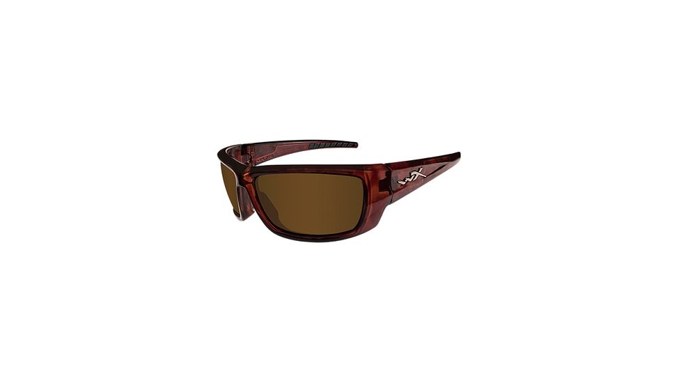 Wiley X Lantern Bifocal Prescription Sunglasses - Gloss Tortoise Frame ACLAN04