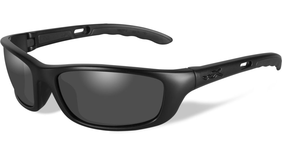 Wiley X P-17 Black OPS Tactical Sunglasses - Smoke Grey Lens / Matte Black Frame P-17M