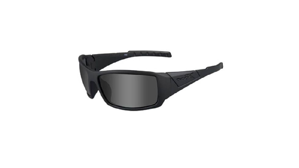 Wiley X WX Twisted Sunglasses - Polarized Smoke Grey Lens / Matte Black Lens, SSTWI08
