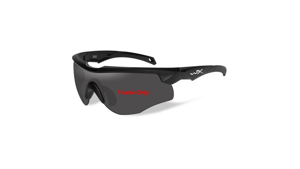 Wiley X Rogue Sunglass Frame,Matte Black 280F