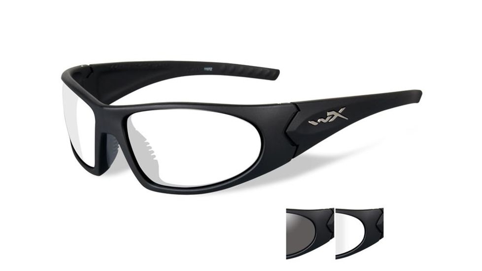 Wiley X Romer III Single Vision Prescription Sunglasses, Matte Black Frame-ROMER-III-RXSV