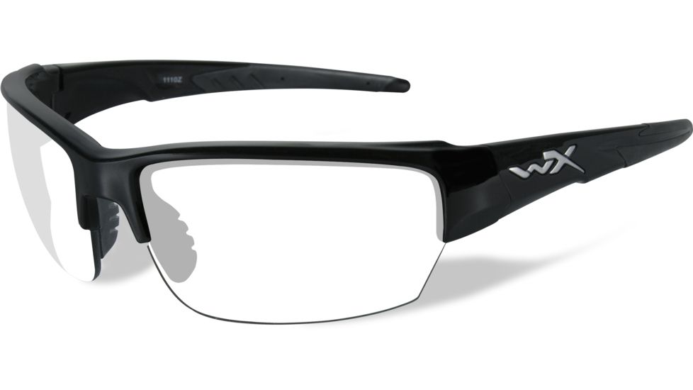Wiley X WX Saint Replacement Parts - Gloss Black Frame Only w/accessories, No Lens, CHSAI04F