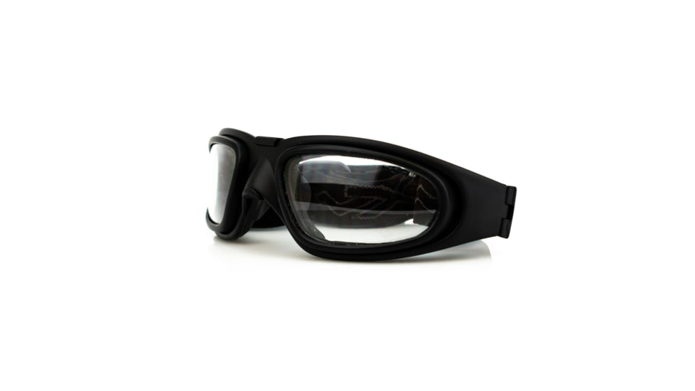 Wiley X SG-1 Goggle -2 Lens Package, 1 Matte Black Frame w/Smoke Grey,Clear Lens, SG-1M Asian Fit