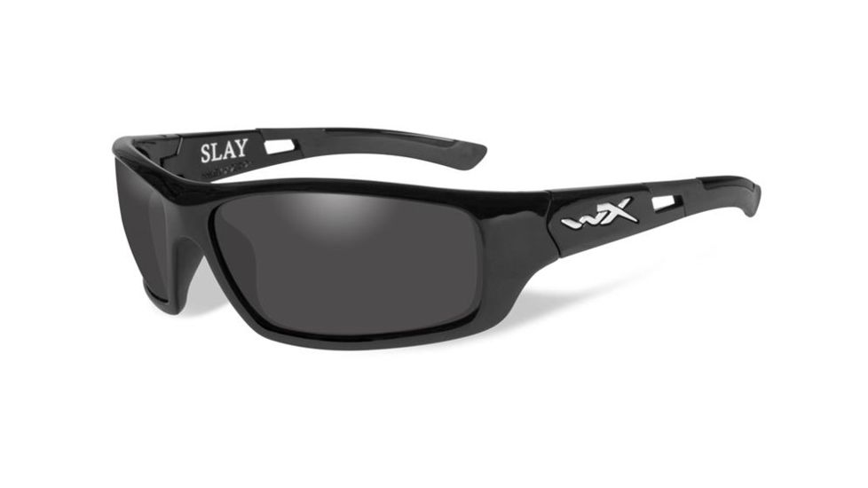 Wiley X Slay Prescription Sunglasses - Gloss Black Frame ACSLA04