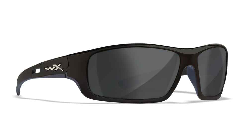 Wiley X Slay Sunglasses, Matte Black Frame, Captivate Pol Grey Lens, ACSLA14