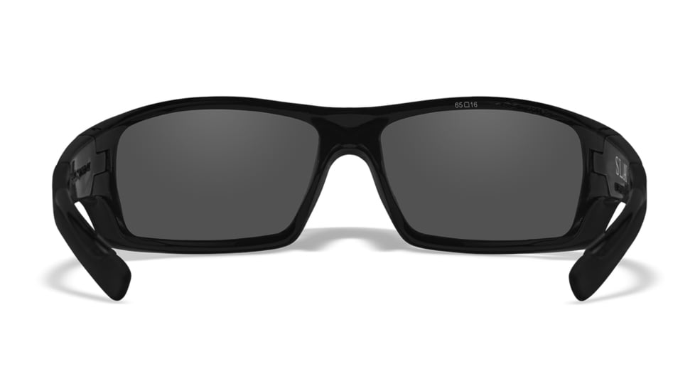 Wiley X Slay Sunglasses, Matte Black Frame, Captivate Pol Grey Lens, ACSLA14