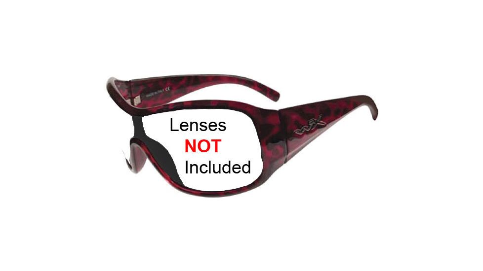 Wiley X Stomp Sunglasses Frame ONLY Gloss Red Leopard SSSTO03F