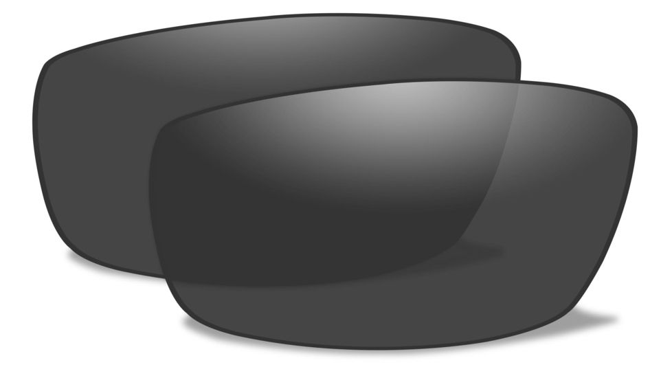 Wiley X Valor Sunglasses,Matte Black Frame,Polarized Smoke Grey Lens WXCHVALPS