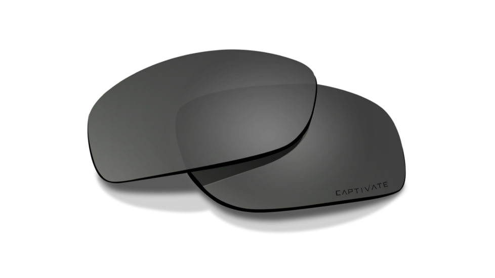 Wiley X WX Grid Sunglasses, Captivate Pol Grey Lenses, CCGRDP