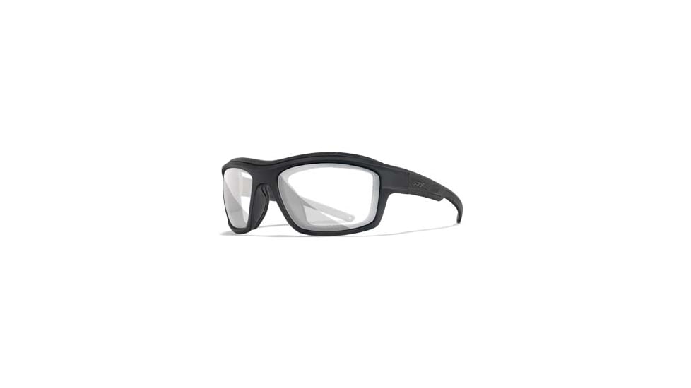 Wiley X WX Ozone Sunglasses, Matte Black Frame, Clear Lens, CCOZN03