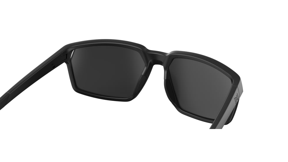 Wiley X WX Sierra Sunglasses, Matte Black Frame, Sierra Captivate Grey Lens, AC6SRA01