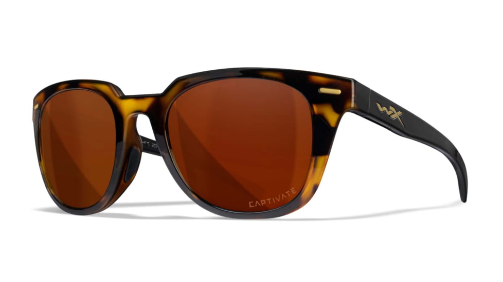 Wiley X WX Ultra Sunglasses - Womens, Captivate Polarized Copper/Gloss Demi/Gloss Black , AC6ULT06