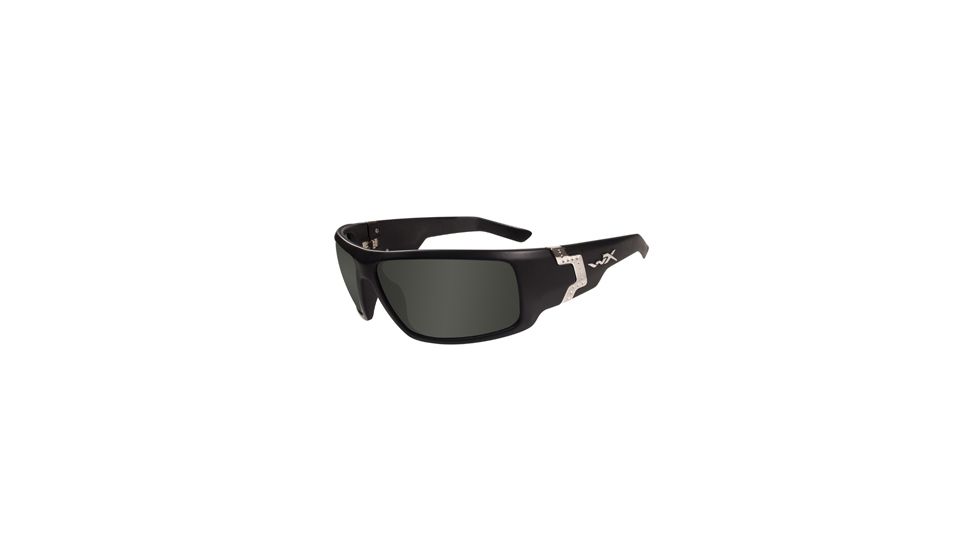 Wiley X Xcess Racing Sunglasses - Gloss Black Frame, Gray lens SSXCE01
