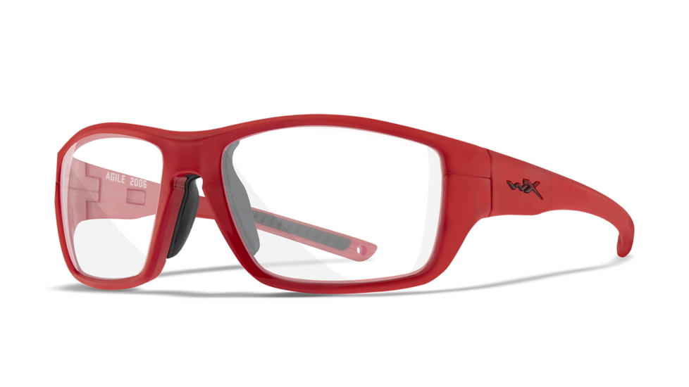 Wiley X YF Agile Sunglasses, Gloss Red Frame, YFGIL02