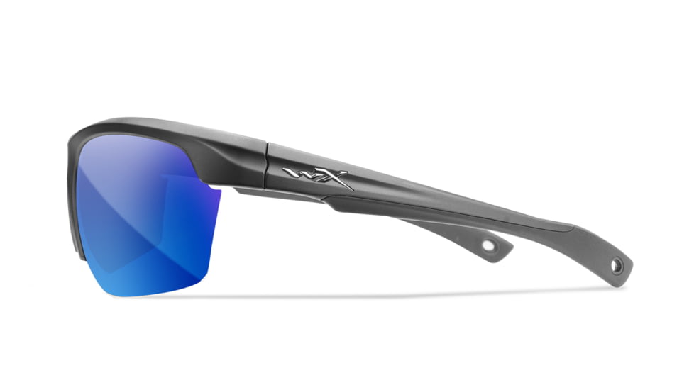 Wiley X YF Swift Sunglasses, Graphite Frame, Blue Mirror Lens, YFSWF09