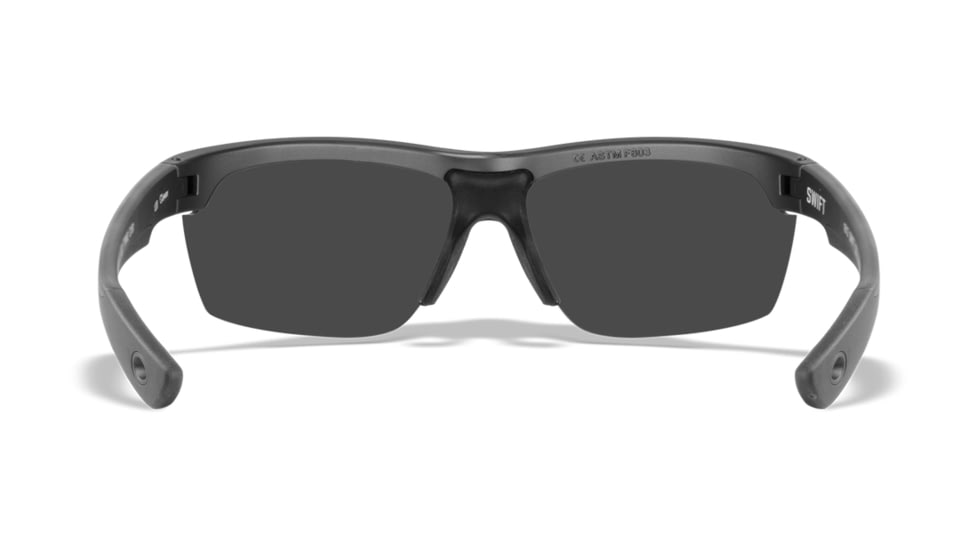 Wiley X YF Swift Sunglasses, Graphite Frame, Blue Mirror Lens, YFSWF09