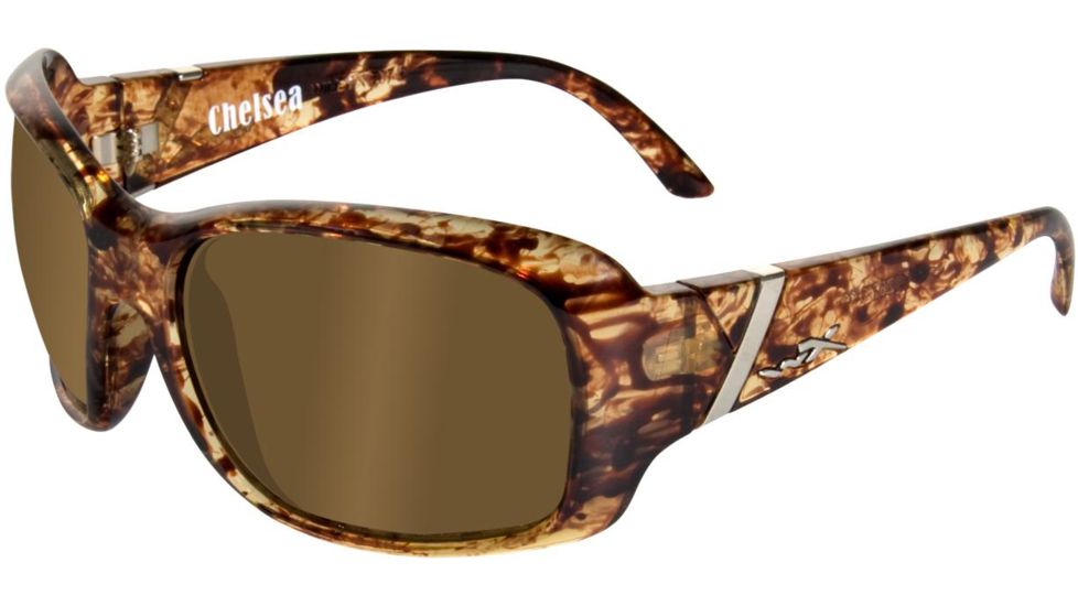 Wiley X WX Chelsea SSCHE Bifocal Rx Sunglasses - Iced Tea Frame SSCHE04BF