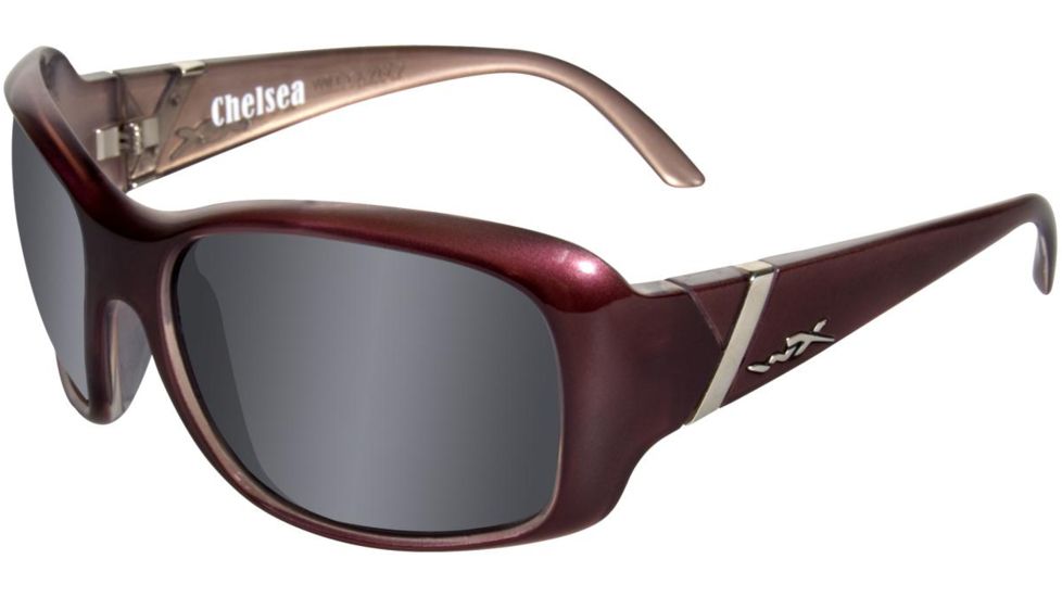 Wiley X WX Chelsea SSCHE Bifocal Rx Sunglasses - Liquid Plum Frame SSCHE01BF