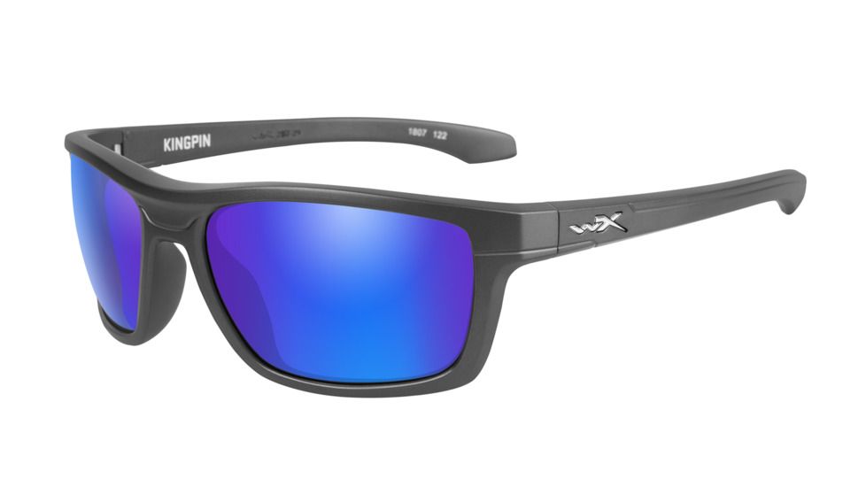 Wiley X Wx Kingpin Blue Mirror Lens, BLUE MIRROR, ACKNG09