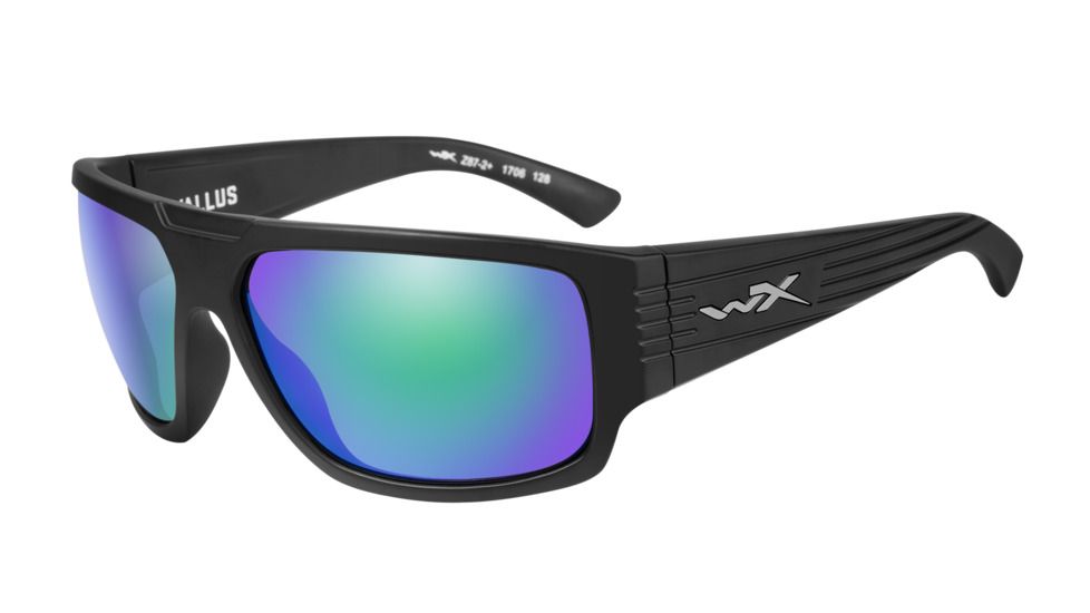 Wiley X Wx Vallus Emerald Lens, EMERALD MIRROR ACVLS07