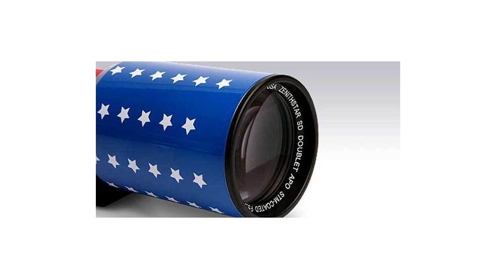 William Optics ZenithStar 66mm SD Patriot Special Edition w/ Custom Aluminum Case - Lens View