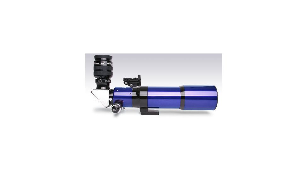 William Optics ZenithStar 80mm II ED APO Doublet f/6.8 Refractor Telescope, Aluminum Case &amp; 2" CF Dielectric Diagonal ZS80-ED-2DIE