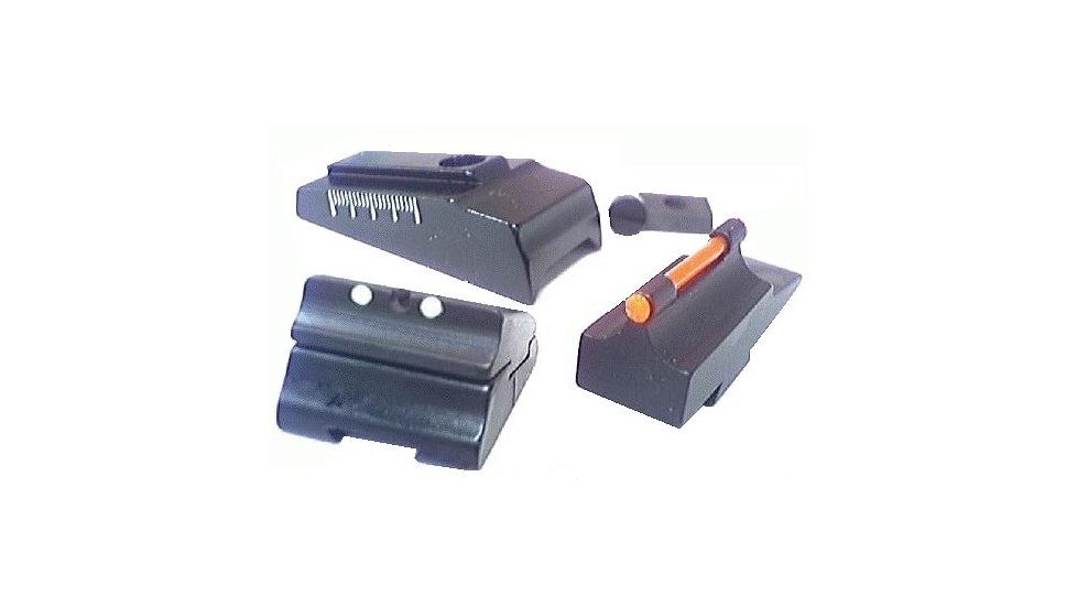 Williams Gun Sight Muzzleloader Fire Sight Set, Thompson/Center with Octagon Barrel, Green/Red, 66654