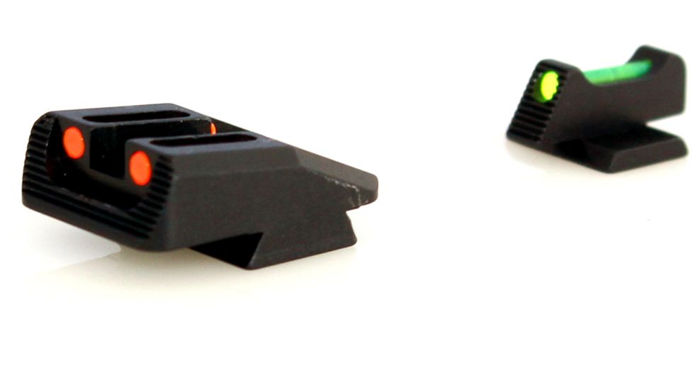 Williams Gun Sight Self Defense Pistol Sights For Taurus Pro; PT111, PT140, PT145, PT 745, 24-7s, Green/Red, 70897