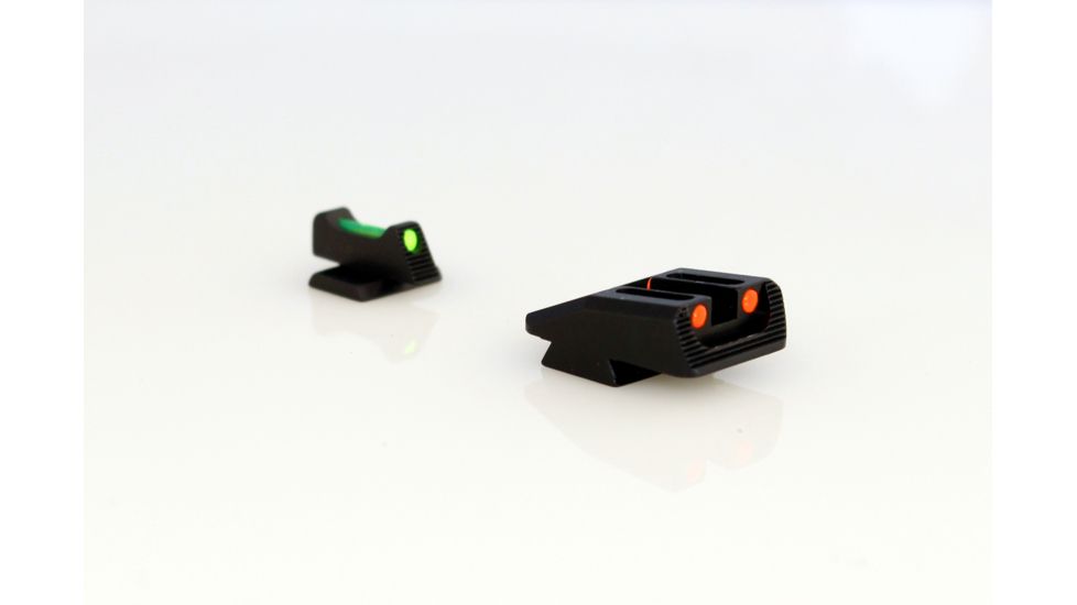 Williams Gun Sight Self Defense Pistol Sights For Taurus Pro; PT111, PT140, PT145, PT 745, 24-7s, Green/Red, 70897