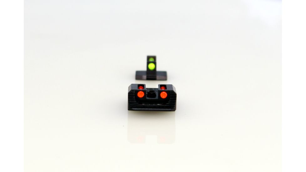 Williams Gun Sight Self Defense Pistol Sights For Taurus Pro; PT111, PT140, PT145, PT 745, 24-7s, Green/Red, 70897