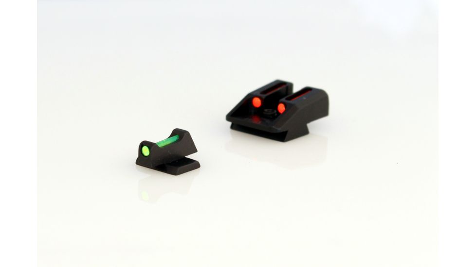 Williams Gun Sight Self Defense Pistol Sights, Taurus Pro; PT111, PT140, PT145, PT 745, 24-7s, Green/Red, 70897