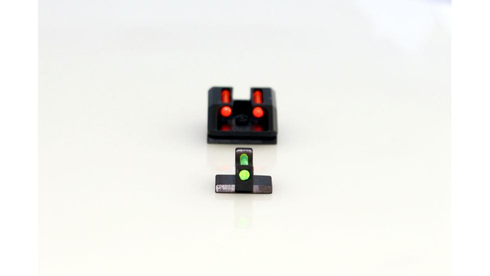 Williams Gun Sight Self Defense Pistol Sights For Taurus Pro; PT111, PT140, PT145, PT 745, 24-7s, Green/Red, 70897