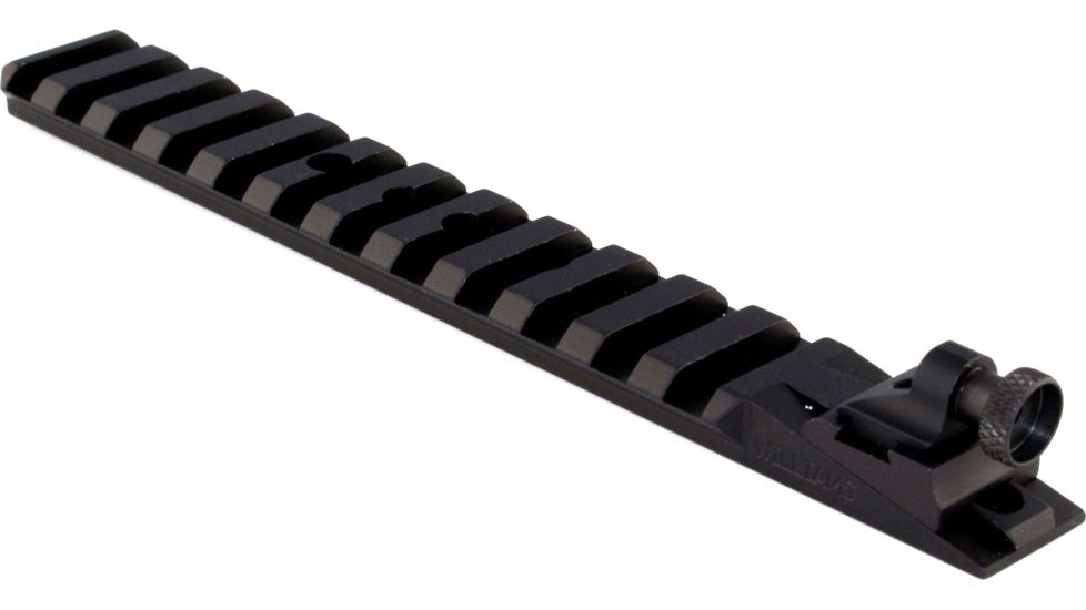 Williams Gun Sight Ace In The Hole Picatinny Scope Rail w/ Fiber Optic Front Sight For Marlin 336, Black/Red 70975