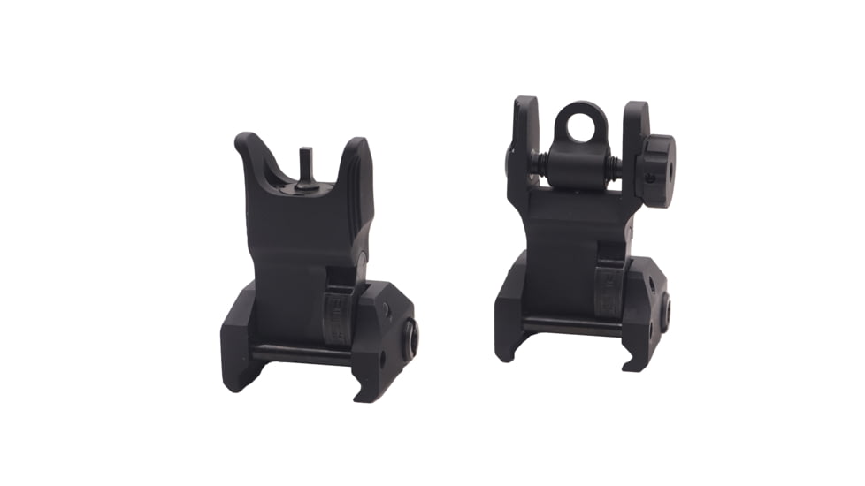 Williams Gun Sight Blackout Picatinny Rail Folding Sight, Set, Black, 655133