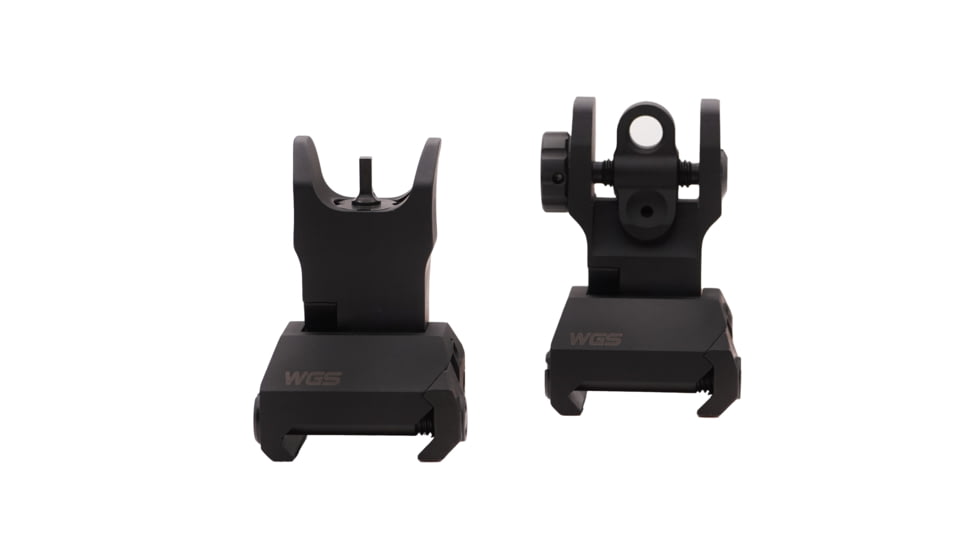Williams Gun Sight Blackout Picatinny Rail Folding Sight, Set, Black, 655133