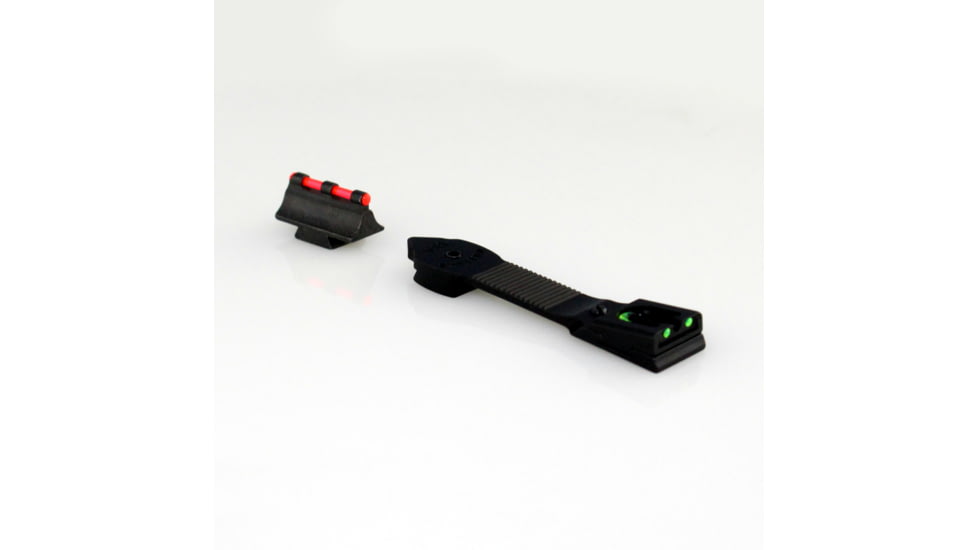 Williams Gun Sight Dovetail Open Fire Sight Set, Ruger 10/22, Green/Red, 60213