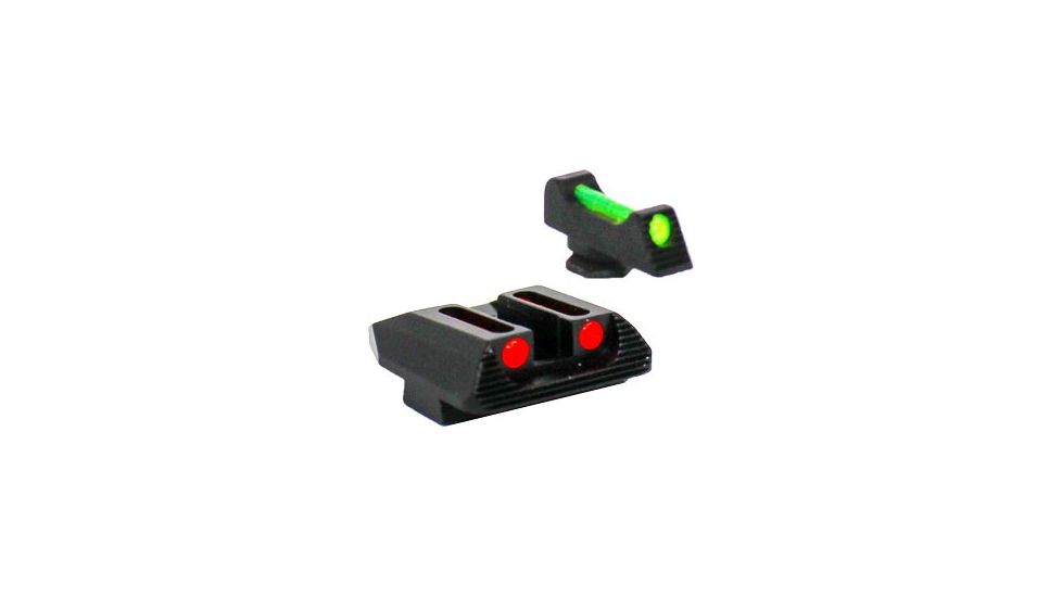 Williams Gun Sight Self Defense Pistol Sights, Glock 20, 21, 29, 30, 31, 32, 36, 41, Green/Red, 71032