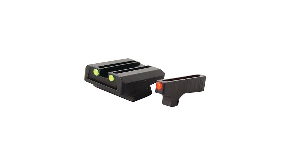 Williams Gun Sight Self Defense Pistol Sights For Ruger P-series, Excludes P-85, Green/Red, 56360
