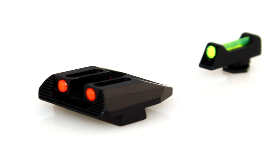 Williams Gun Sight Self Defense Pistol Sights, Glock 17, 19, 22, 23, 24, 26, 27, 33, 34, 35, 37, 38, 39, Green/Red, 56359