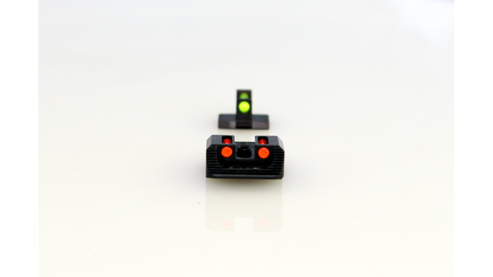 Williams Gun Sight Self Defense Pistol Sights For Taurus Pro PT111, PT140, PT145, PT 745, 24-7s, Green/Red, 70897