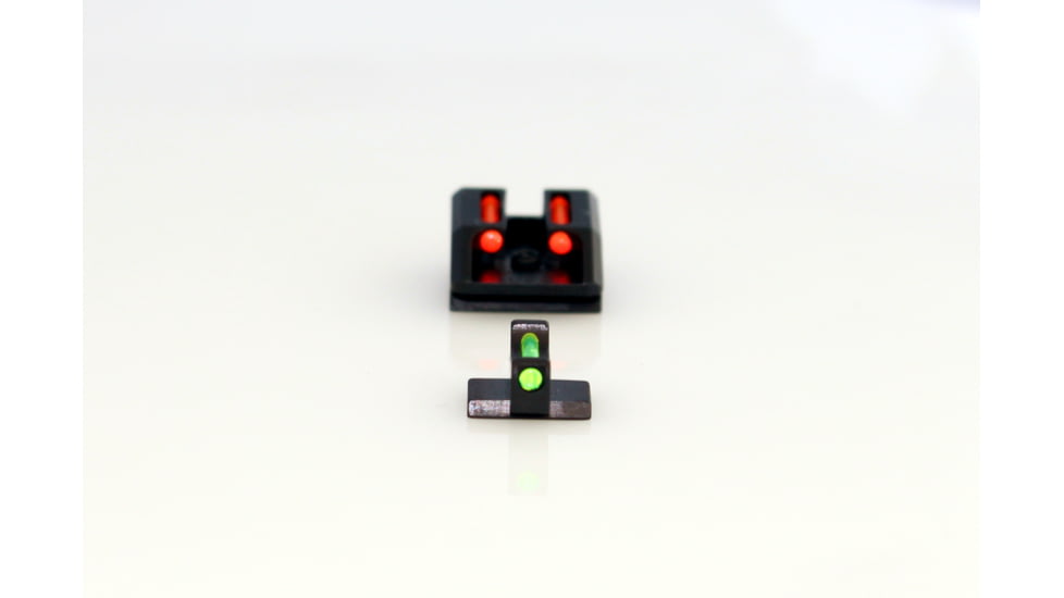 Williams Gun Sight Self Defense Pistol Sights For Taurus Pro PT111, PT140, PT145, PT 745, 24-7s, Green/Red, 70897